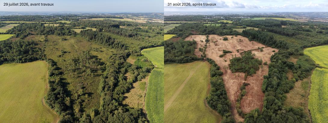Visuel avant/après travaux