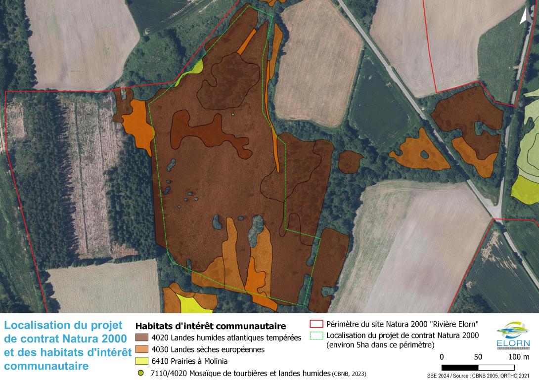Habitats d'intérêt communautaire sur le secteur de Cleusdrein